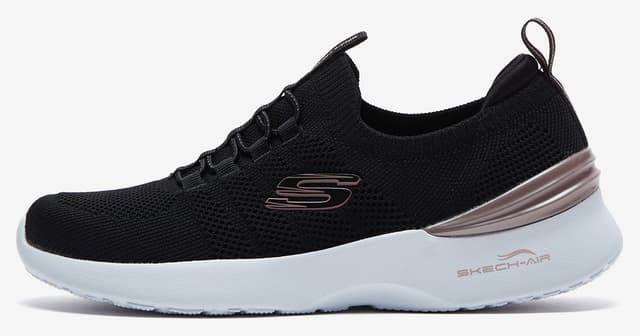 کفش ورزشی زنانه Skechers SKECH-AİR DYNAMİGHT PERFECT STEPS سیاه/صورتی طلایی مدل 149754 BKRG کفش ورزشی زنانه Skechers SKECH-AİR DYNAMİGHT PERFECT STEPS سیاه/صورتی طلایی مدل 149754 BKRG