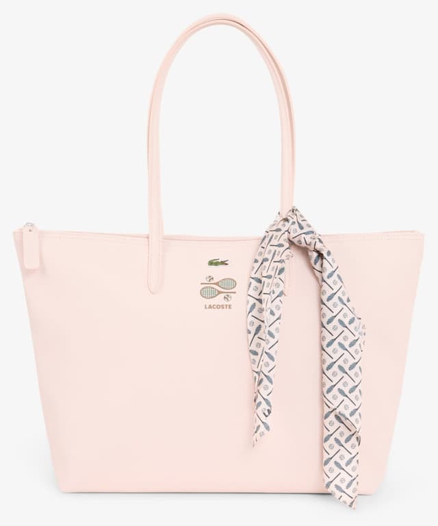 کیف دوشی زنانه Lacoste Large L.12.12 صورتی روشن کیف دوشی زنانه Lacoste Large L.12.12 صورتی روشن