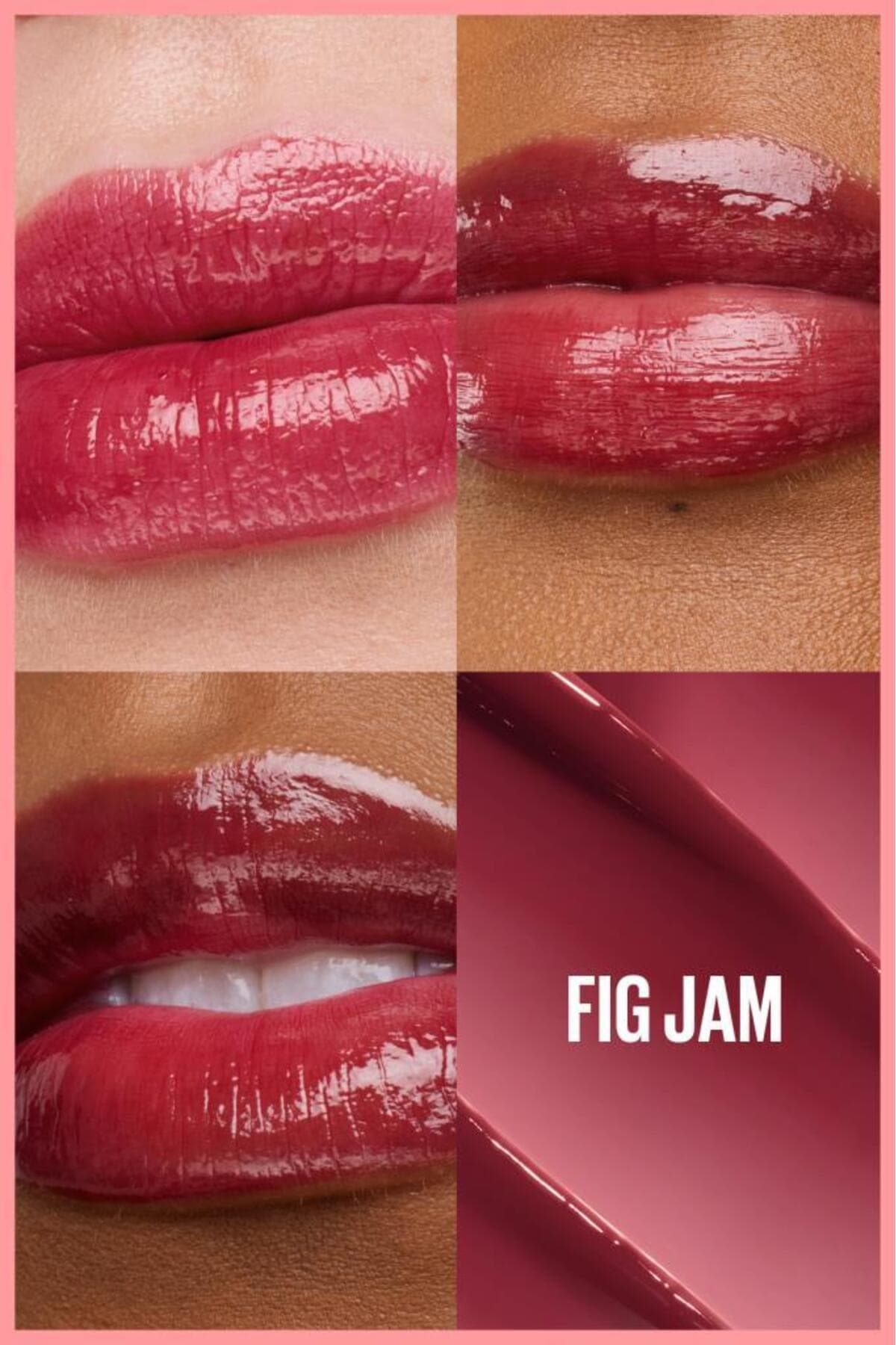 بالم لب رنگی آبرسان Maybelline New York Lifter Glaze مدل 14 Fig Jam بالم لب رنگی آبرسان Maybelline New York Lifter Glaze مدل 14 Fig Jam