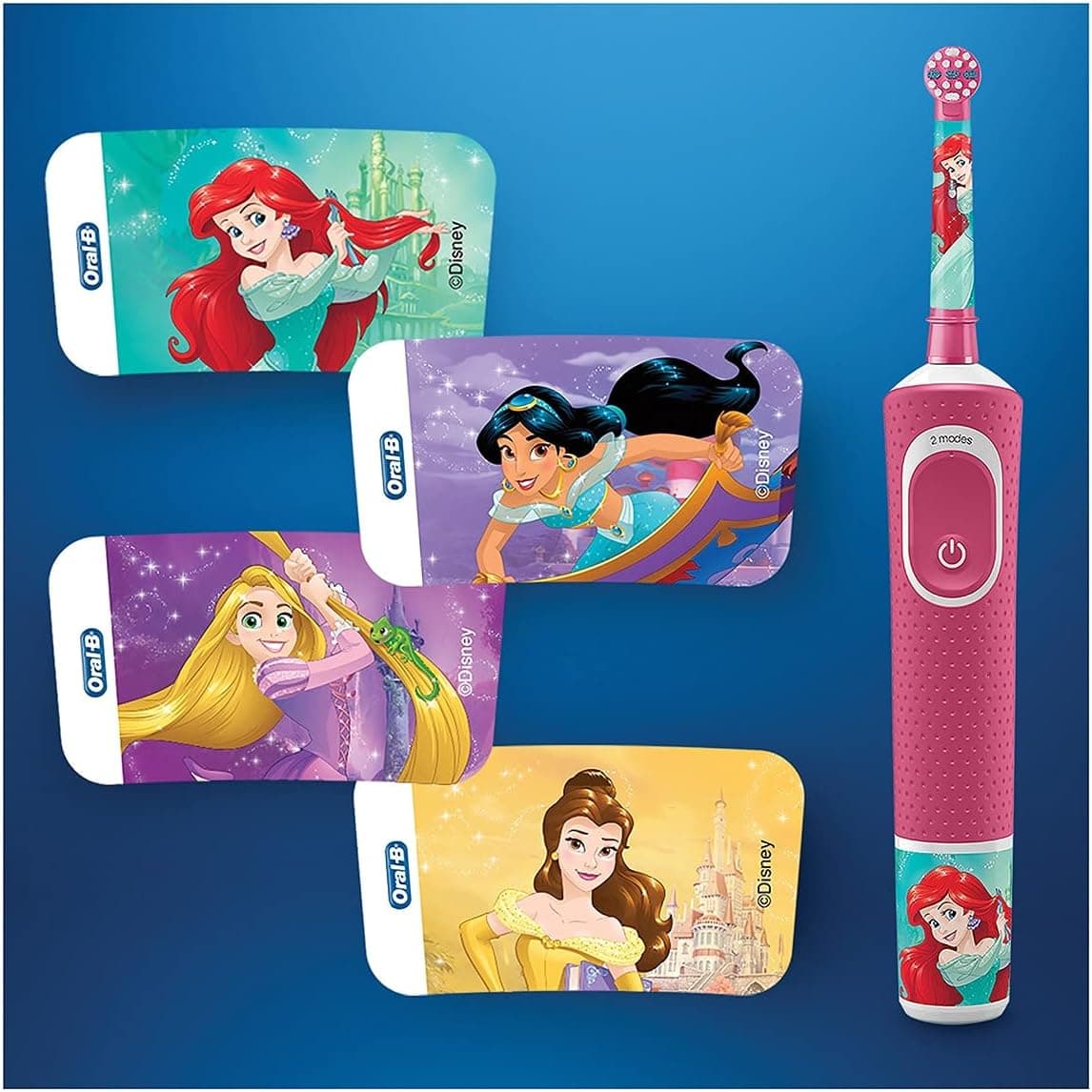 مسواک شارژی کودک Oral-B سری ویژه مدل D100 Princess مسواک شارژی کودک Oral-B سری ویژه مدل D100 Princess