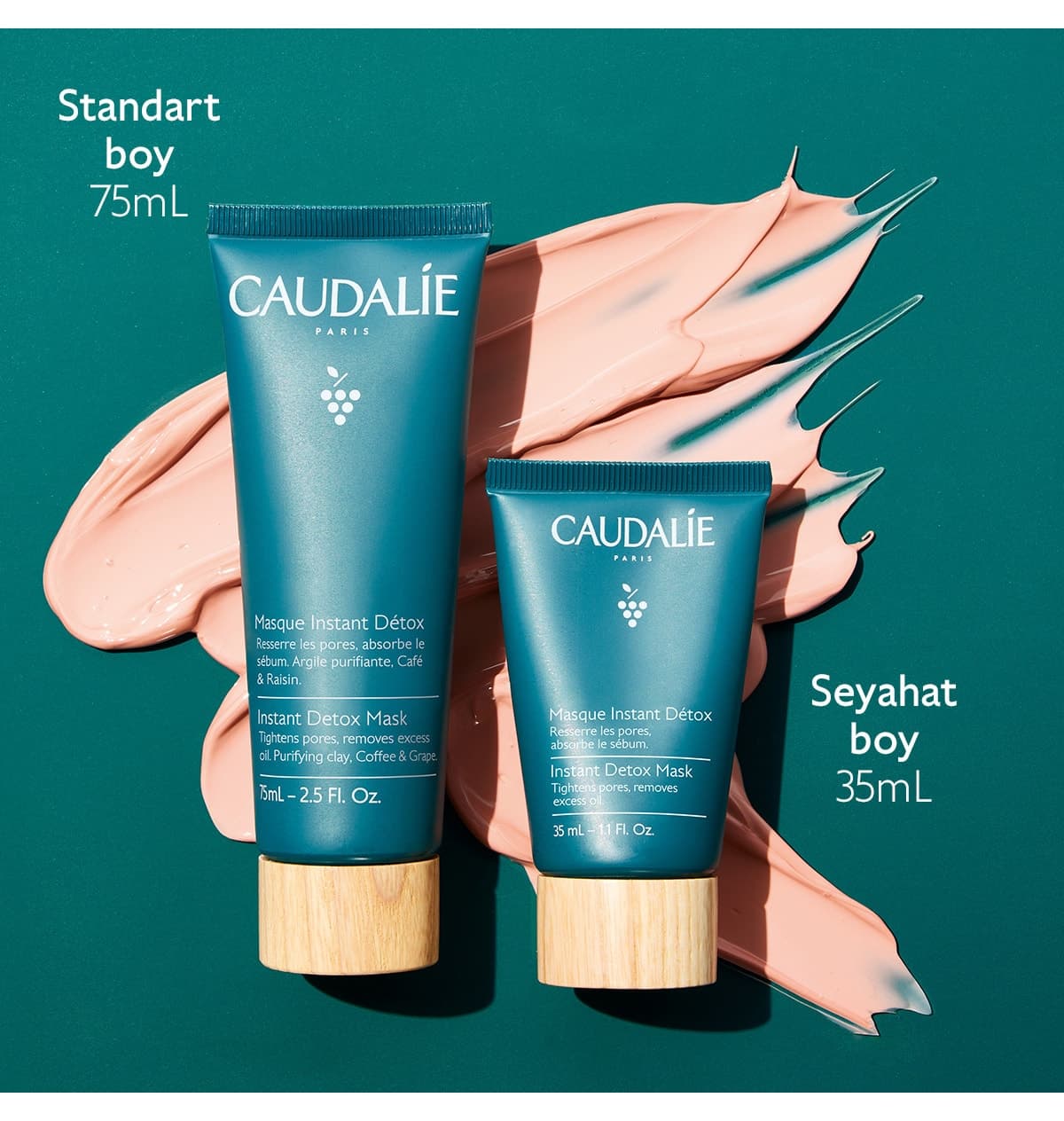 ماسک سمزدایی Caudalie Vinoclean 35 ml ماسک سمزدایی Caudalie Vinoclean 35 ml