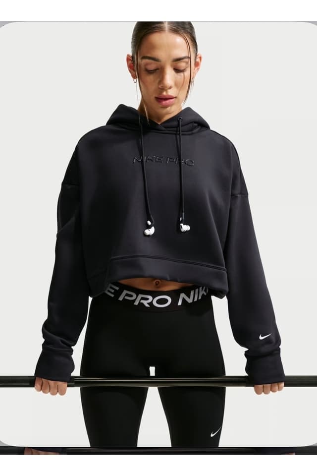 هودی زنانه Nike Pro Therma-FIT فلیس مدل coolmove هودی زنانه Nike Pro Therma-FIT فلیس مدل coolmove