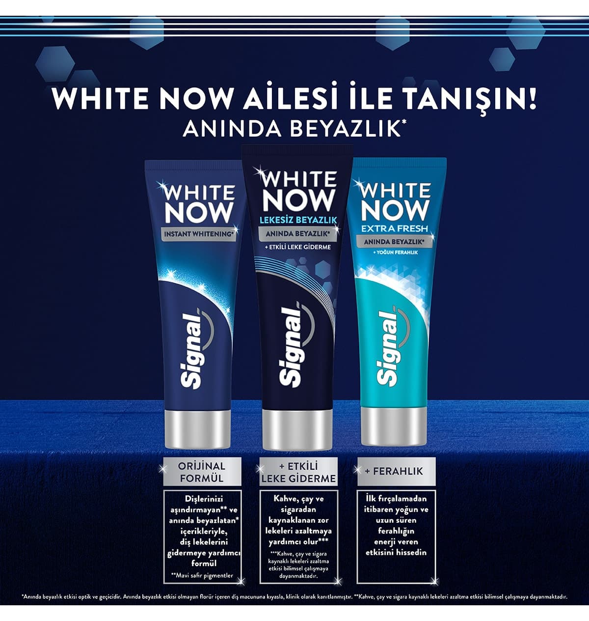 خمیر دندان Signal سفیدکننده و لکهبر White Now 75 ml x3 خمیر دندان Signal سفیدکننده و لکهبر White Now 75 ml x3