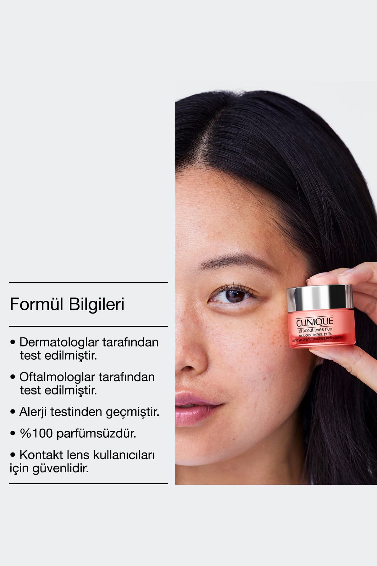 کرم دور چشم Clinique All About Eyes Rich با هیالورونیک اسید و کافئین 30ml کرم دور چشم Clinique All About Eyes Rich با هیالورونیک اسید و کافئین 30ml