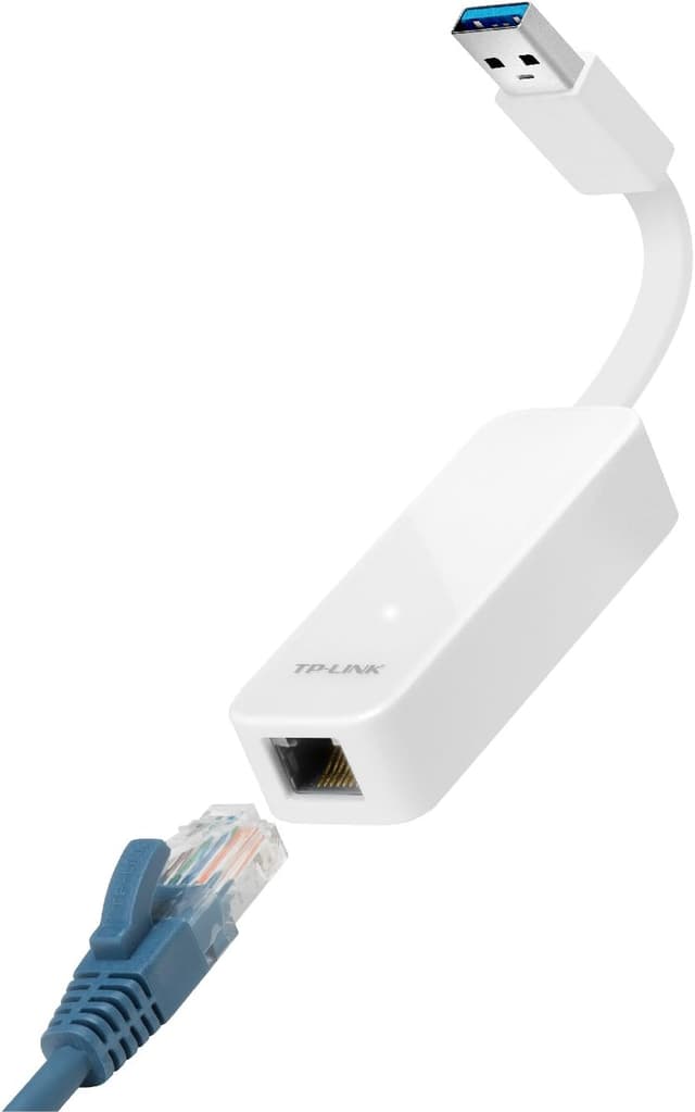 مبدل شبکه USB 3.0 به اترنت گیگابیتی TP-Link با درگاه RJ45 مدل UE300 مبدل شبکه USB 3.0 به اترنت گیگابیتی TP-Link با درگاه RJ45 مدل UE300