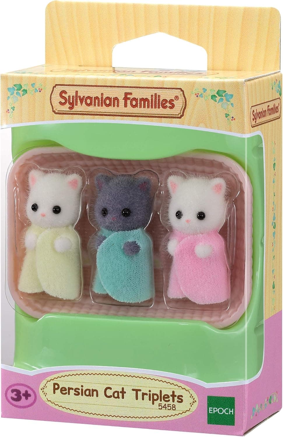 اسباببازی سهقلوهای گربه ایرانی Sylvanian Families اسباببازی سهقلوهای گربه ایرانی Sylvanian Families