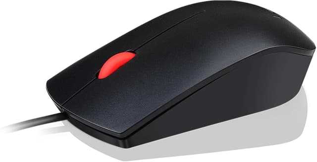 ماوس Lenovo Essential سهدکمهای باسیم USB مشکی مدل 5266214 ماوس Lenovo Essential سهدکمهای باسیم USB مشکی مدل 5266214