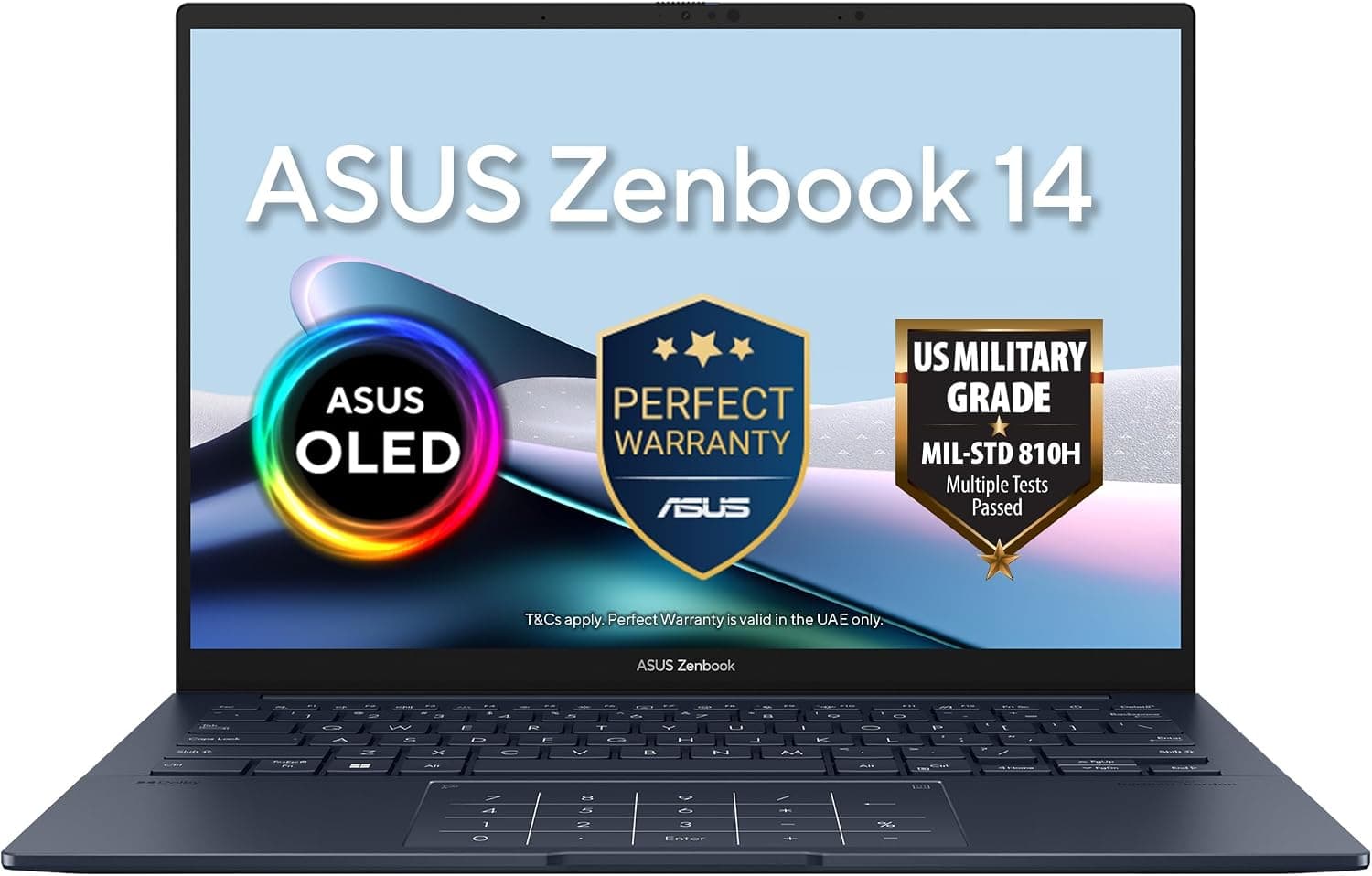 لپتاپ ASUS Zenbook 14 OLED مدل UX3405CA-SU1650W آبی لپتاپ ASUS Zenbook 14 OLED مدل UX3405CA-SU1650W آبی