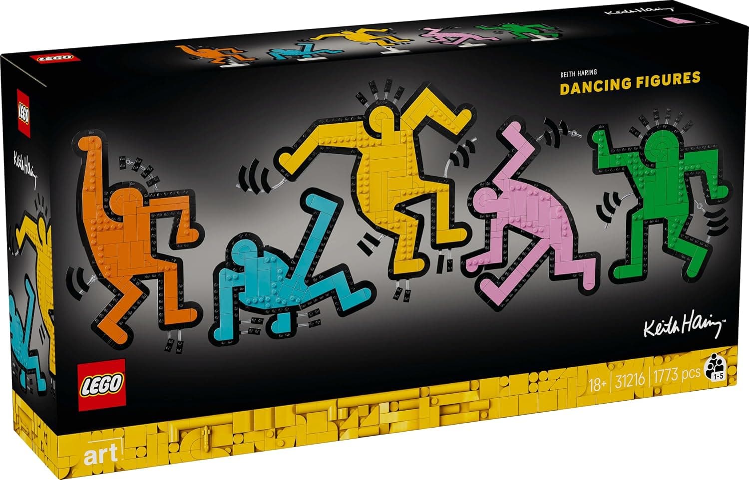 لگو Art Keith Haring فیگورهای رقصان مدل 31216 لگو Art Keith Haring فیگورهای رقصان مدل 31216