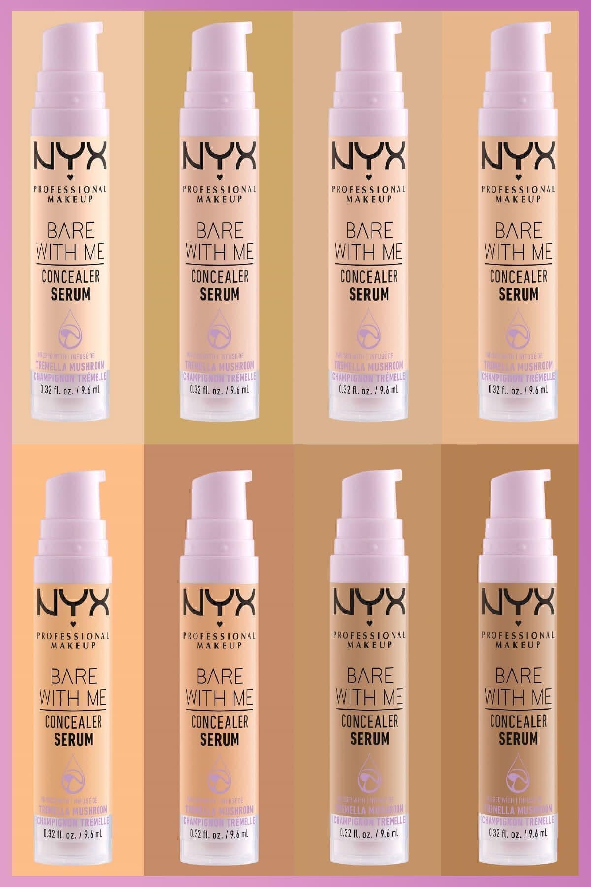 کانسیلر سرمی NYX Professional Makeup Bare With Me رنگ روشن 01 کانسیلر سرمی NYX Professional Makeup Bare With Me رنگ روشن 01