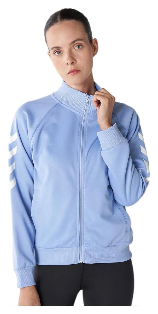 ژاکت زنانه hummel زیپدار آبی Hmlgenesa مدل 921773 ژاکت زنانه hummel زیپدار آبی Hmlgenesa مدل 921773