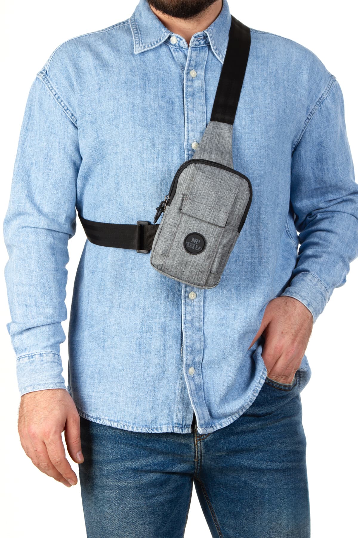 کیف کمری و دوشی NEWISH POLO ACCESSORIES پارچه کتان با محفظه تلفن مدل Newish Yuppy Club کیف کمری و دوشی NEWISH POLO ACCESSORIES پارچه کتان با محفظه تلفن مدل Newish Yuppy Club