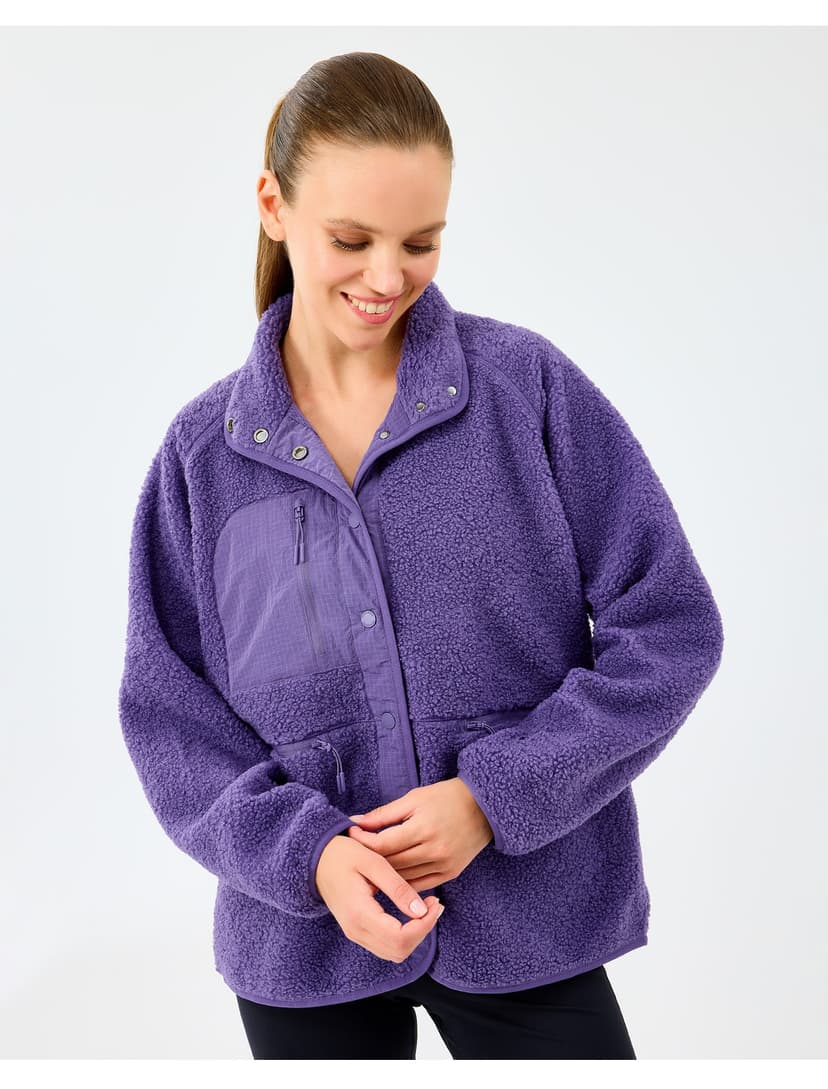 کاپشن زنانه Skechers بنفش SKECH SHERPA Fusion Pull Over مدل S2520218-0277 کاپشن زنانه Skechers بنفش SKECH SHERPA Fusion Pull Over مدل S2520218-0277