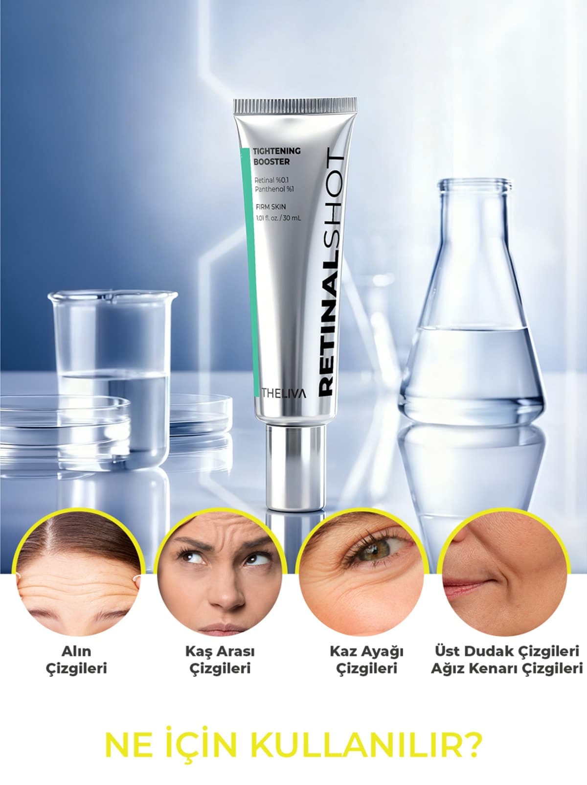 کرم شب سفتکننده و بازسازیکننده صورت The Liva حاوی Retinal مدل 30 ml کرم شب سفتکننده و بازسازیکننده صورت The Liva حاوی Retinal مدل 30 ml