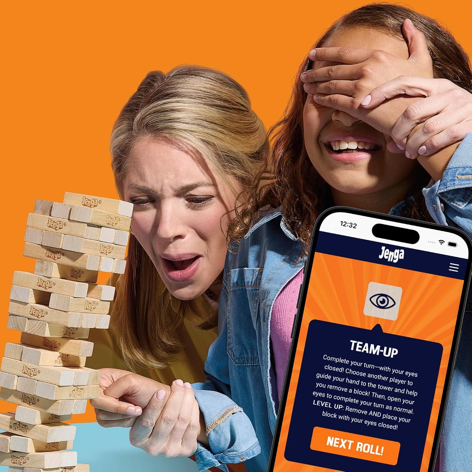 بازی تعادلی و ساخت برج چوبی برای ۶ سال به بالا Hasbro Gaming Jenga، ۱+ بازیکن بازی تعادلی و ساخت برج چوبی برای ۶ سال به بالا Hasbro Gaming Jenga، ۱+ بازیکن