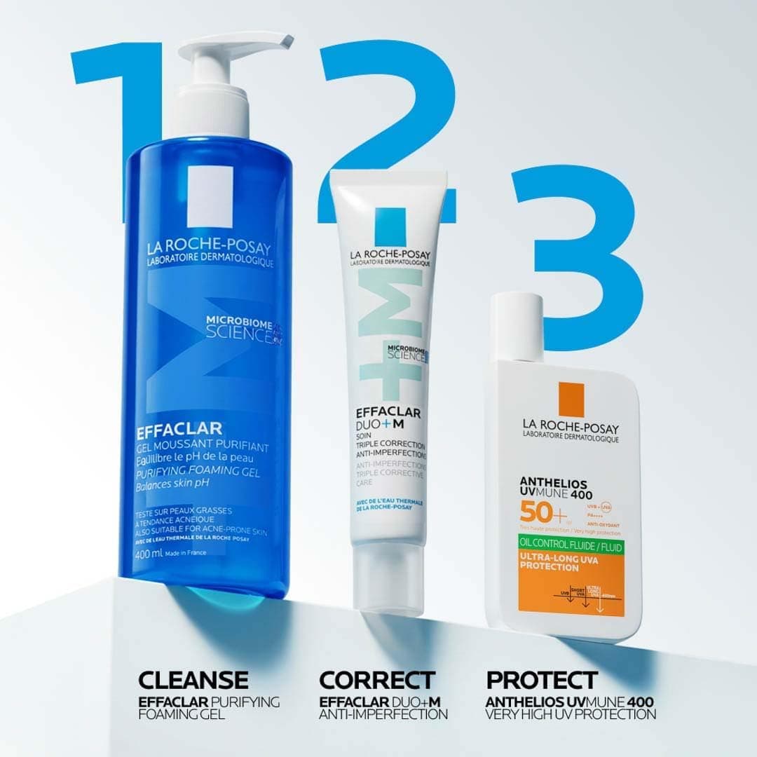 ژل شوینده فومدار صورت La Roche-Posay پاککننده ضدجوش Effaclar ژل شوینده فومدار صورت La Roche-Posay پاککننده ضدجوش Effaclar