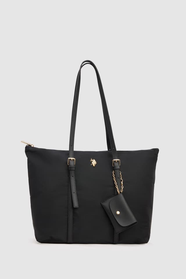 کیف زنانه U.S. Polo Assn. مشکی زیپدار با بند قابل تنظیم مدل 50333595-VR046 کیف زنانه U.S. Polo Assn. مشکی زیپدار با بند قابل تنظیم مدل 50333595-VR046