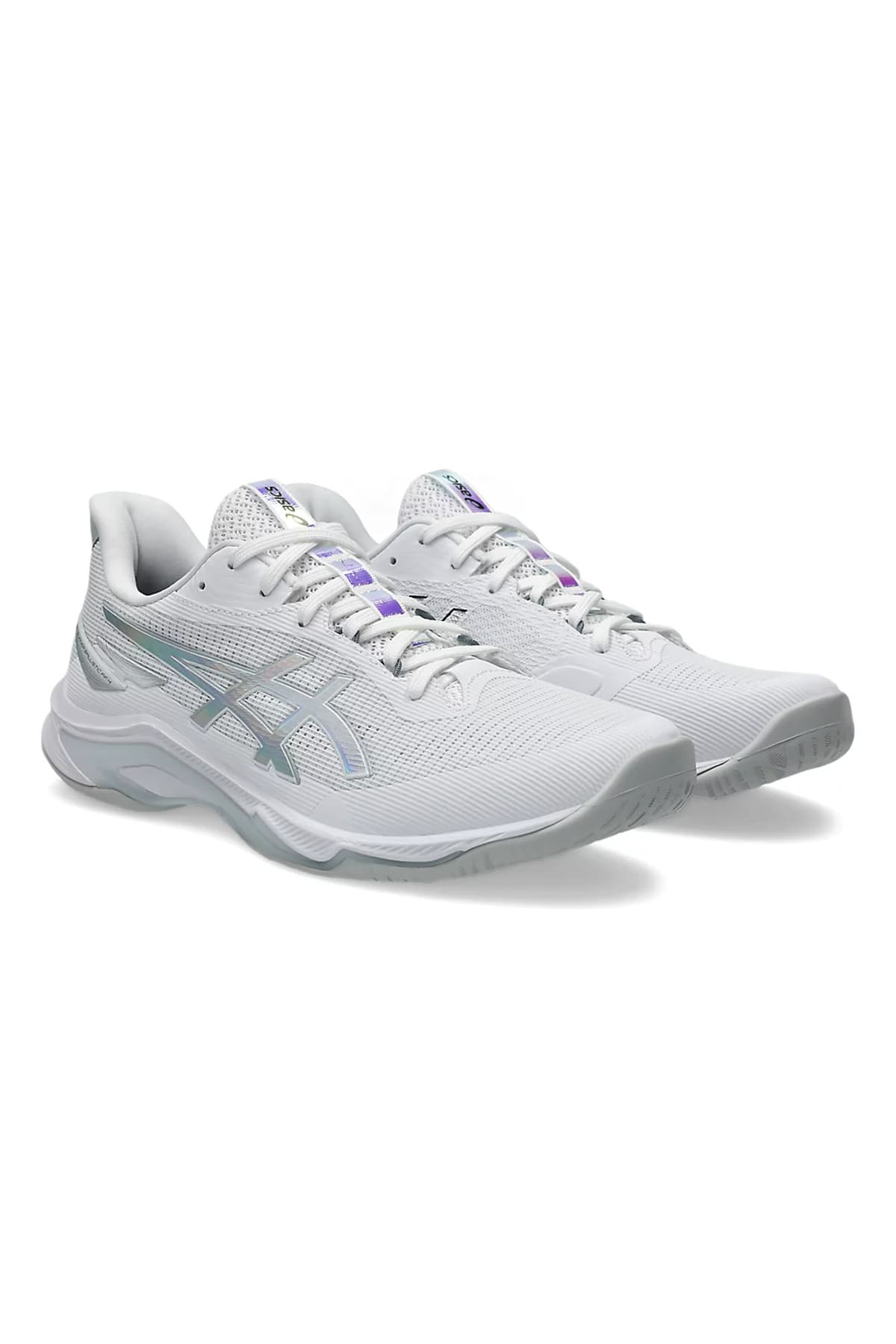 کفش والیبال زنانه Asics سفید Netburner Ballistic FF 4 مدل 1053A079-100 کفش والیبال زنانه Asics سفید Netburner Ballistic FF 4 مدل 1053A079-100