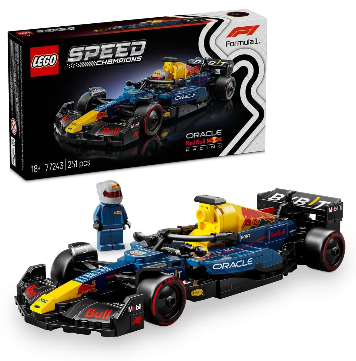 لگو 77243 Speed Champions خودروی مسابقهای F1 برای بالای ۱۸ سال مدل Oracle Red Bull Racing RB20 (251P) لگو 77243 Speed Champions خودروی مسابقهای F1 برای بالای ۱۸ سال مدل Oracle Red Bull Racing RB20 (251P)