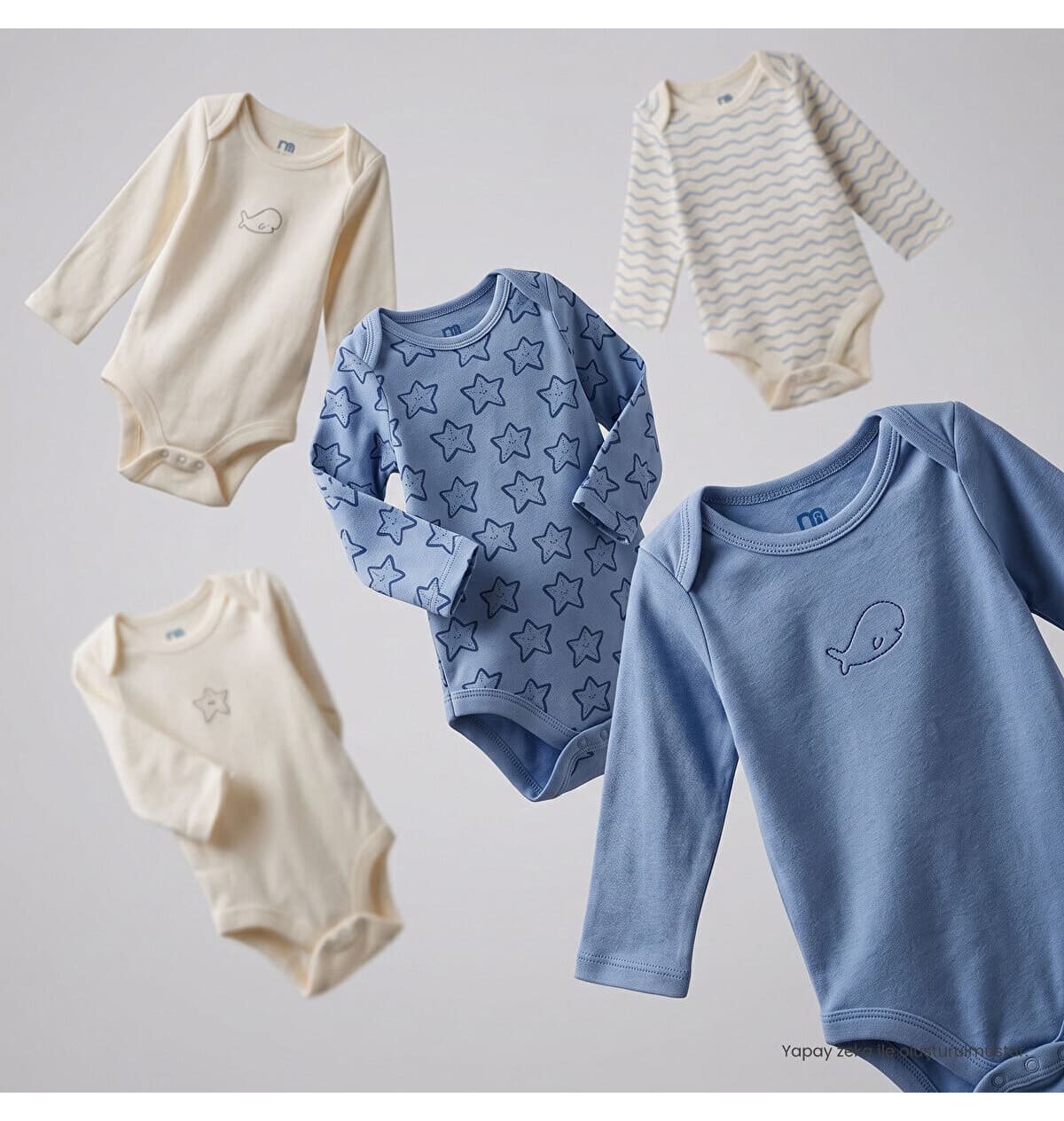 بادی Mothercare آستین بلند بسته 5 تایی بادی Mothercare آستین بلند بسته 5 تایی