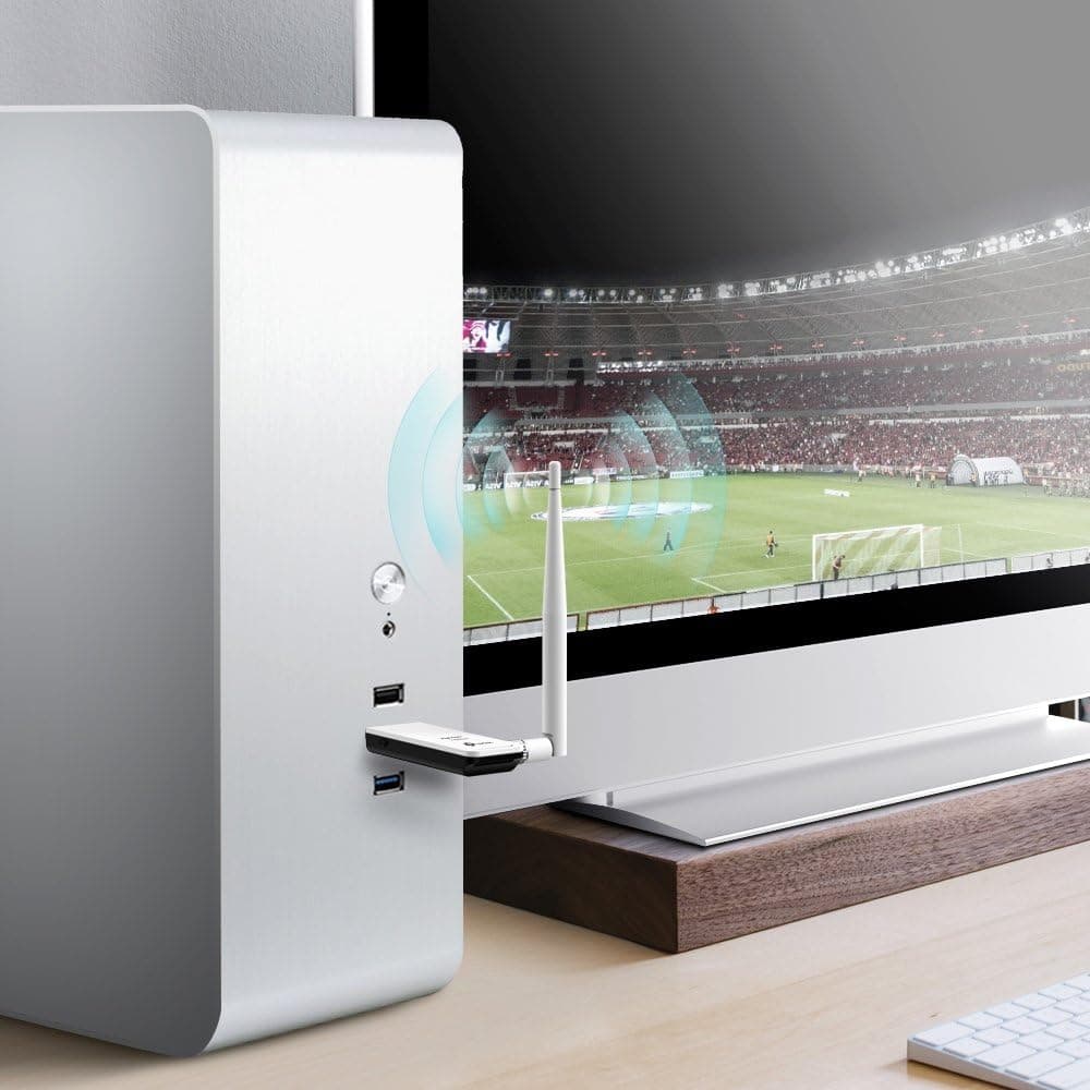 آداپتور USB بیسیم TP-Link با بهره بالا و آنتن جداشدنی 4dBi مدل TL-WN722N N150 Mbps آداپتور USB بیسیم TP-Link با بهره بالا و آنتن جداشدنی 4dBi مدل TL-WN722N N150 Mbps