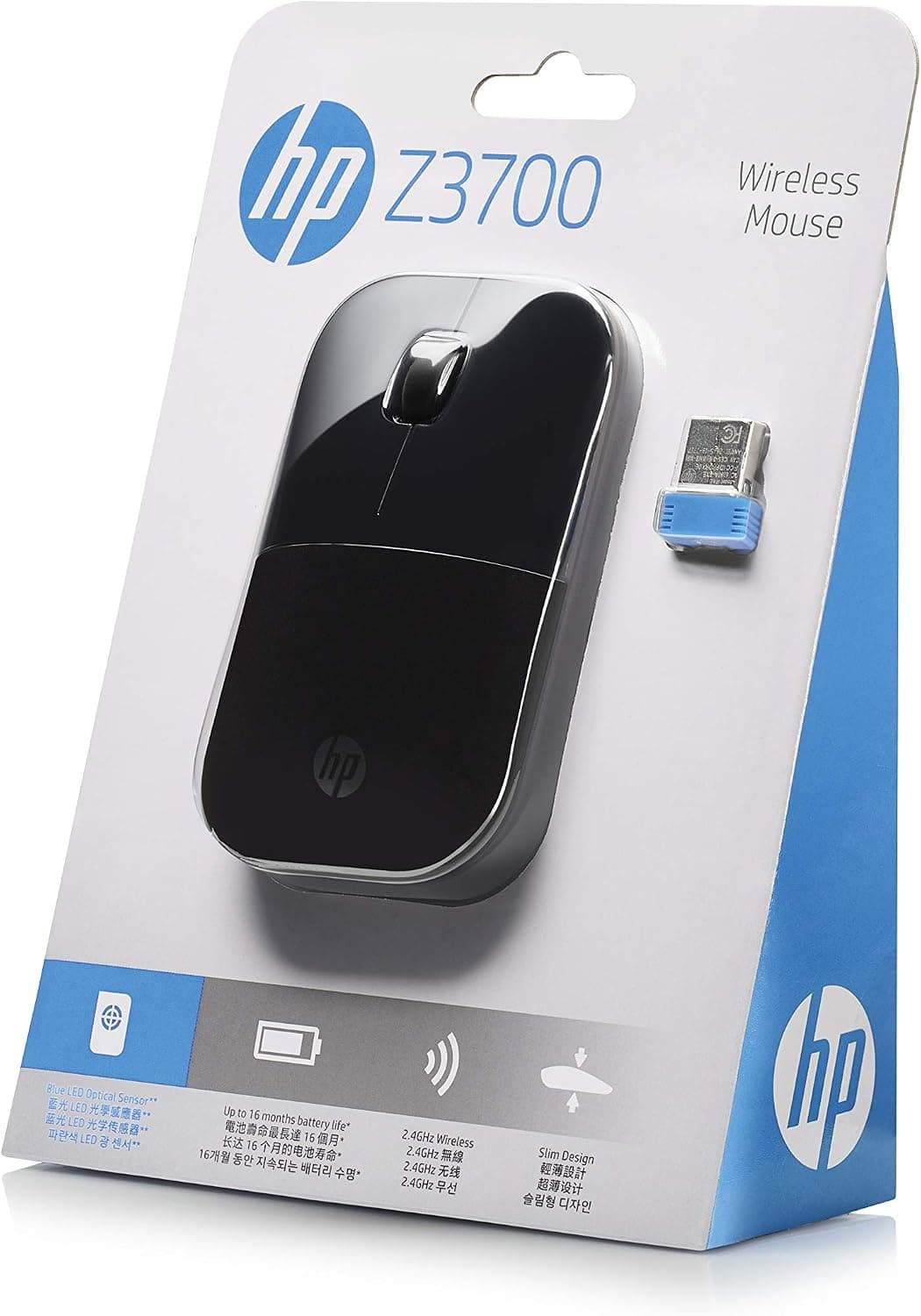 ماوس بیسیم HP مشکی مدل Z3700 ماوس بیسیم HP مشکی مدل Z3700