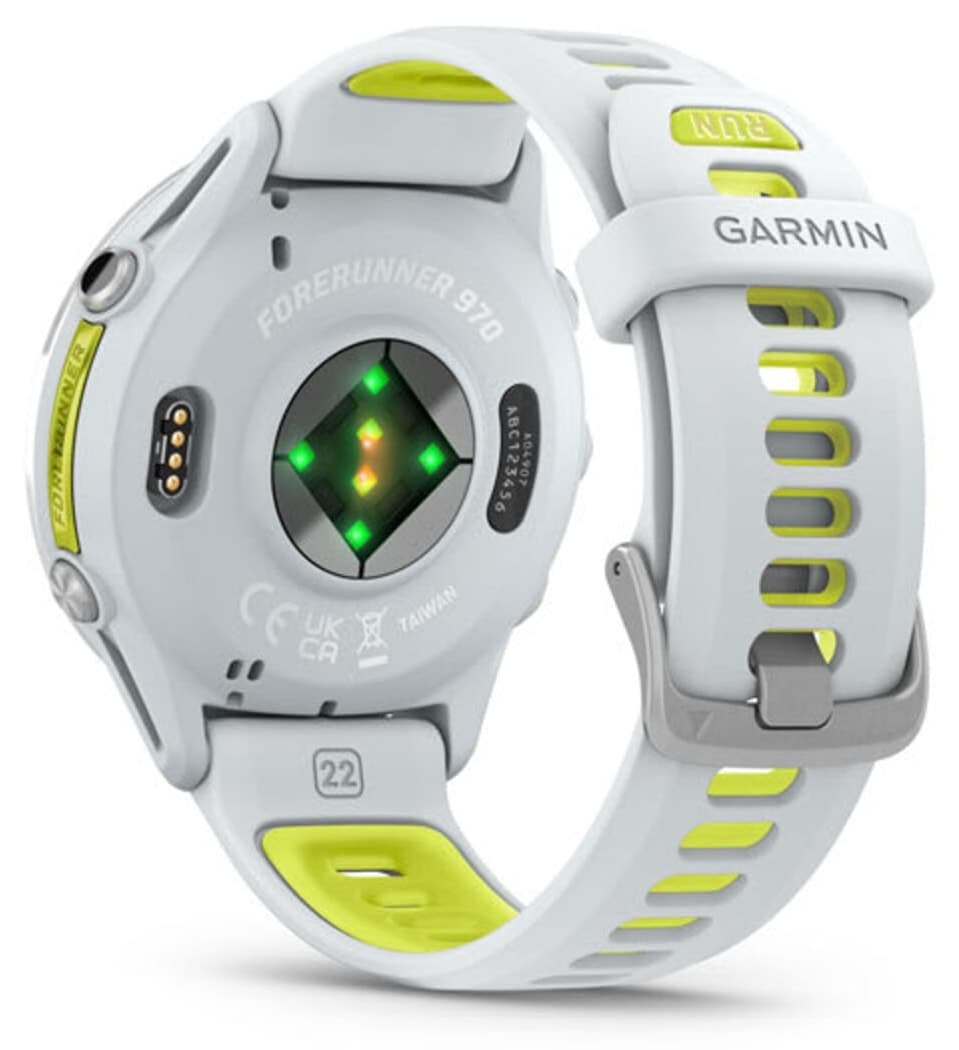 ساعت هوشمند Garmin مدل Forerunner 970 تیتانیوم سفید | زرد ساعت هوشمند Garmin مدل Forerunner 970 تیتانیوم سفید | زرد