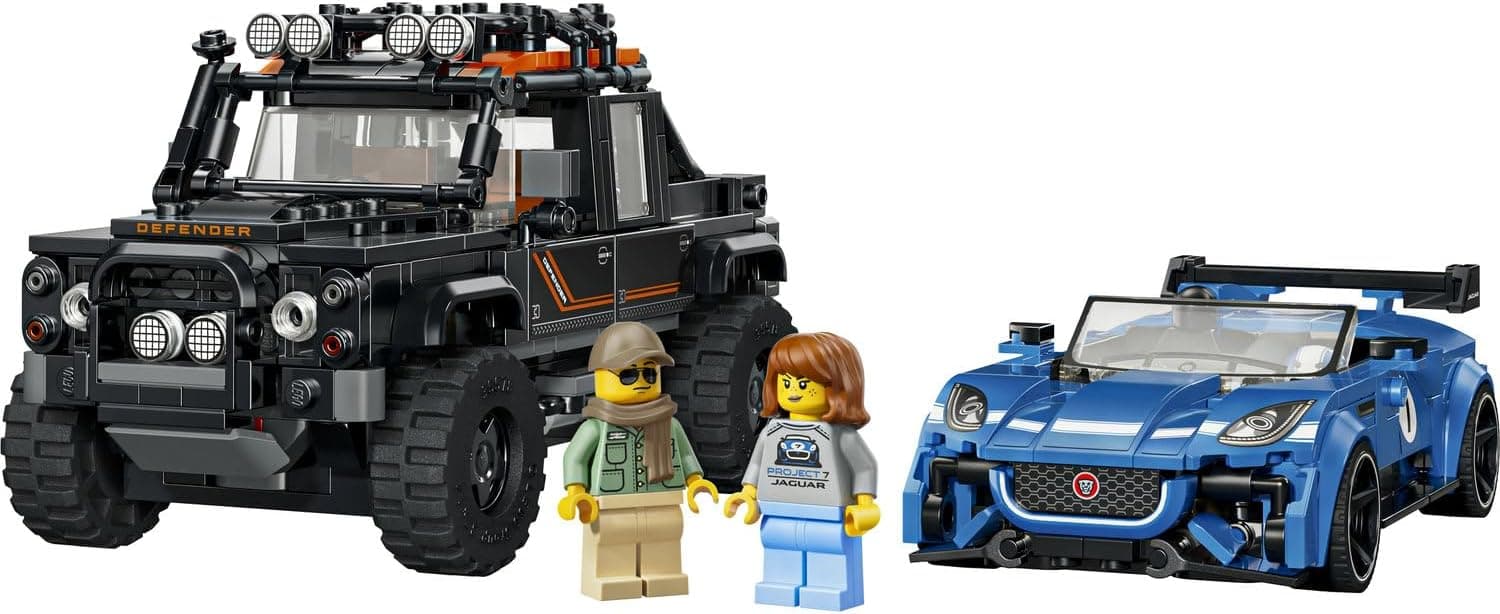 مجموعه لگو LEGO Speed Champions Jaguar Project 7 و Land Rover Defender 77264 مجموعه لگو LEGO Speed Champions Jaguar Project 7 و Land Rover Defender 77264