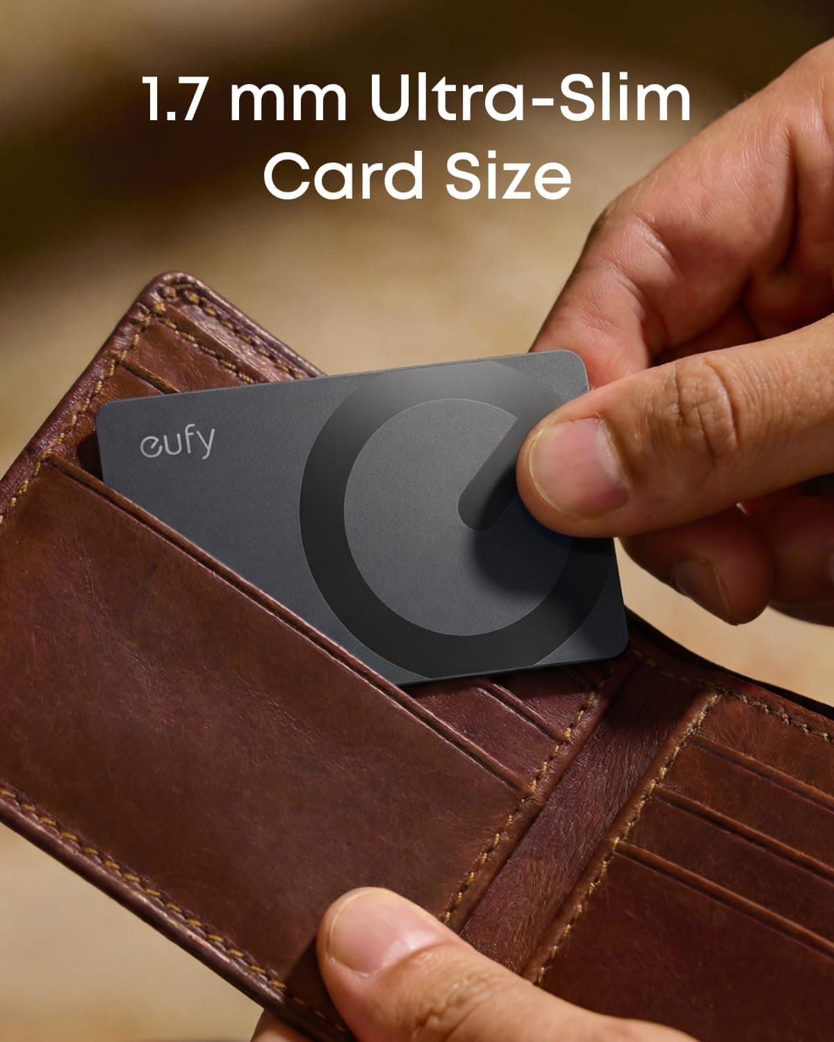 ردیاب هوشمند کارتی eufy Security فوقباریک 1.7 mm با شارژ بیسیم مدل E40 ردیاب هوشمند کارتی eufy Security فوقباریک 1.7 mm با شارژ بیسیم مدل E40