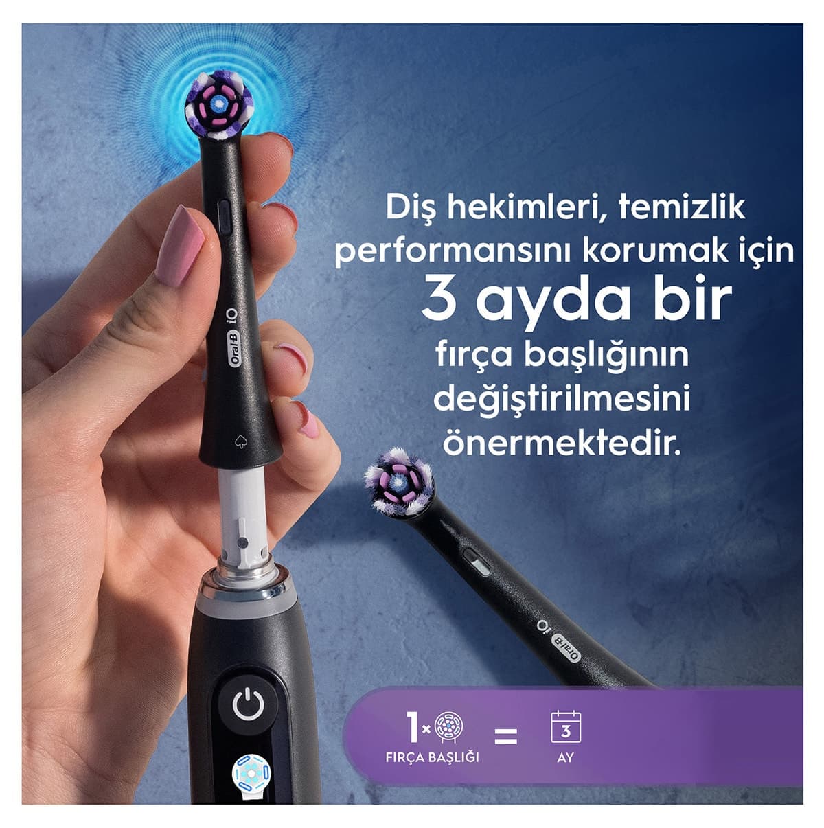 سر یدکی مسواک برقی Oral-B سری iO Radiant White بسته 4 عددی سر یدکی مسواک برقی Oral-B سری iO Radiant White بسته 4 عددی