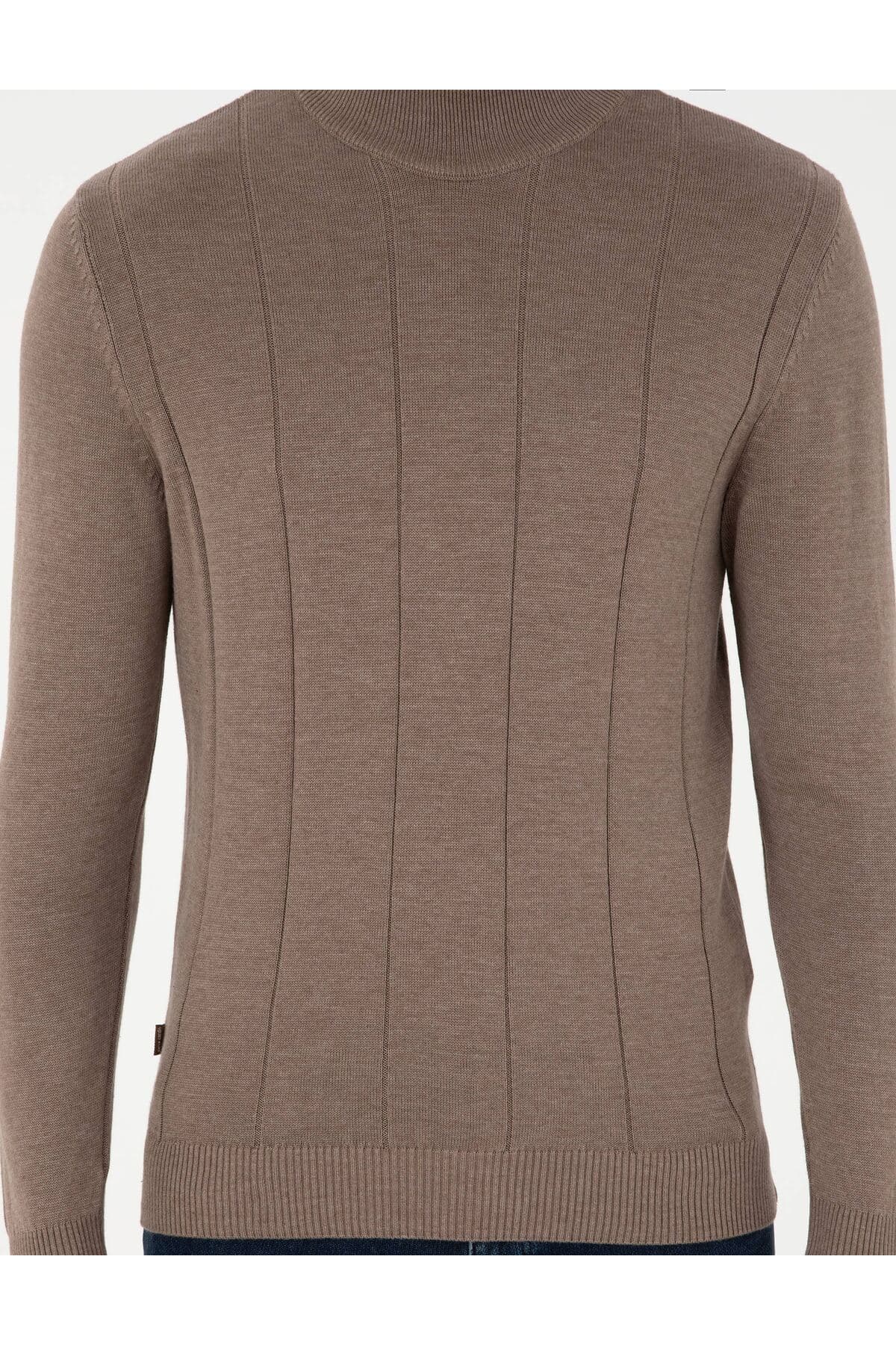 پلیور مردانه Pierre Cardin بافت Slim Fit یقه نیمبالاپوش رنگ ملانژ ویزون مدل 50300460-VR174 پلیور مردانه Pierre Cardin بافت Slim Fit یقه نیمبالاپوش رنگ ملانژ ویزون مدل 50300460-VR174