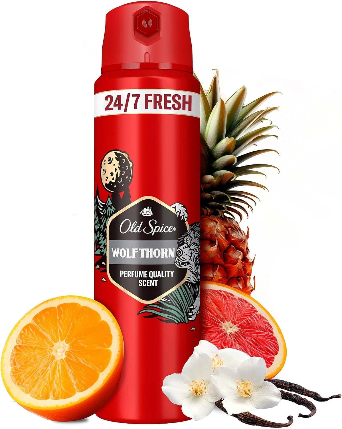 اسپری دئودورانت بدن مردانه Old Spice Wolfthorn 150 ml اسپری دئودورانت بدن مردانه Old Spice Wolfthorn 150 ml