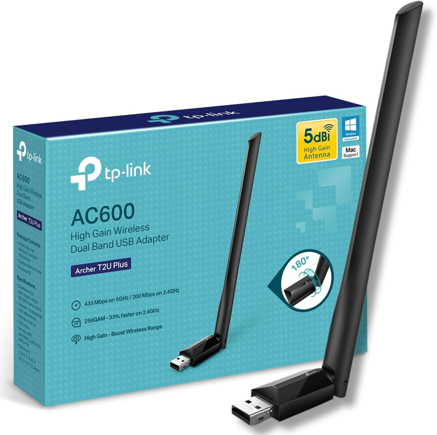 دانگل Wi-Fi USB 3.0 دوبانده TP-Link مدل Archer T3U Plus دانگل Wi-Fi USB 3.0 دوبانده TP-Link مدل Archer T3U Plus