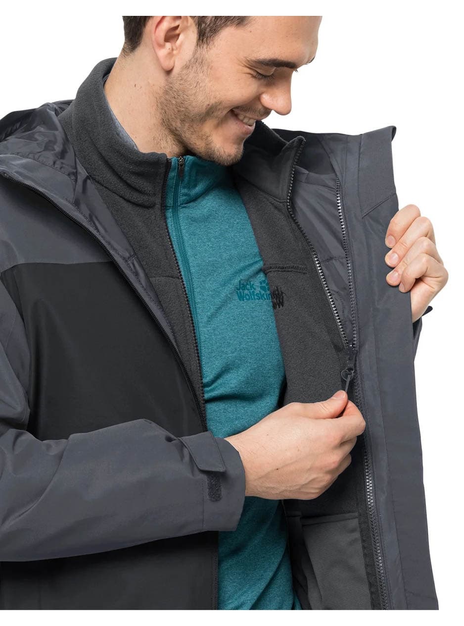 مونت مردانه Jack Wolfskin ضدآب مدل TAUBENBERG 3IN1 مونت مردانه Jack Wolfskin ضدآب مدل TAUBENBERG 3IN1