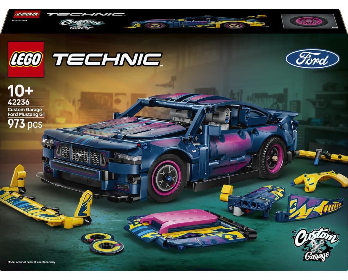 لگو Technic Ford Mustang GT ماشین ساختنی اصلاحشده مدل 42236 973 قطعه لگو Technic Ford Mustang GT ماشین ساختنی اصلاحشده مدل 42236 973 قطعه