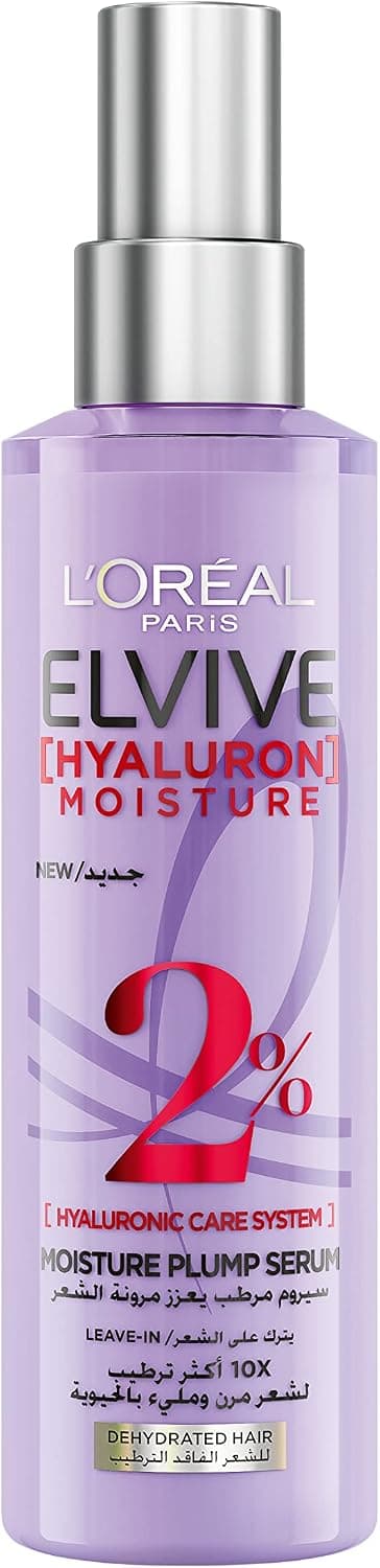 سرم آبرسان و حجمدهنده مو L'Oreal Paris Elvive Hyaluron Moisture Plump 150ml سرم آبرسان و حجمدهنده مو L'Oreal Paris Elvive Hyaluron Moisture Plump 150ml