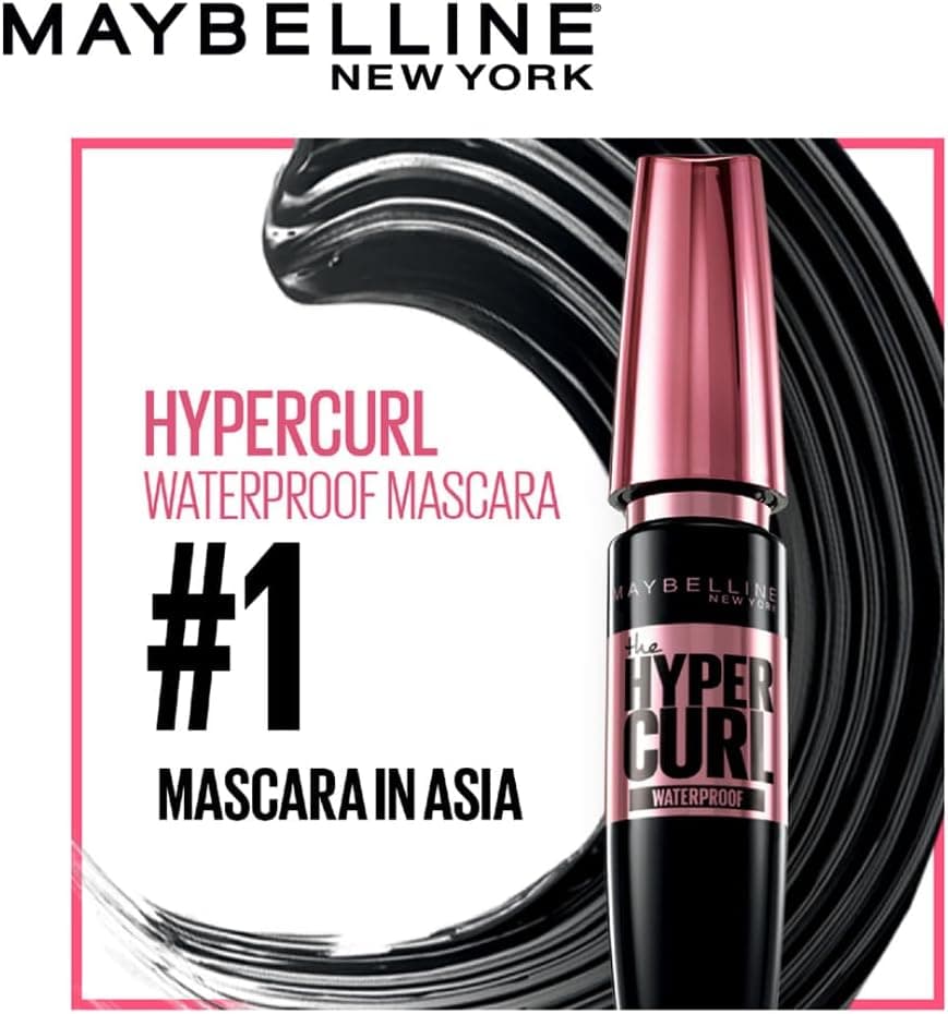 ریمل MAYBELLINE New York Hypercurl ضدآب مشکی 9.2g ریمل MAYBELLINE New York Hypercurl ضدآب مشکی 9.2g