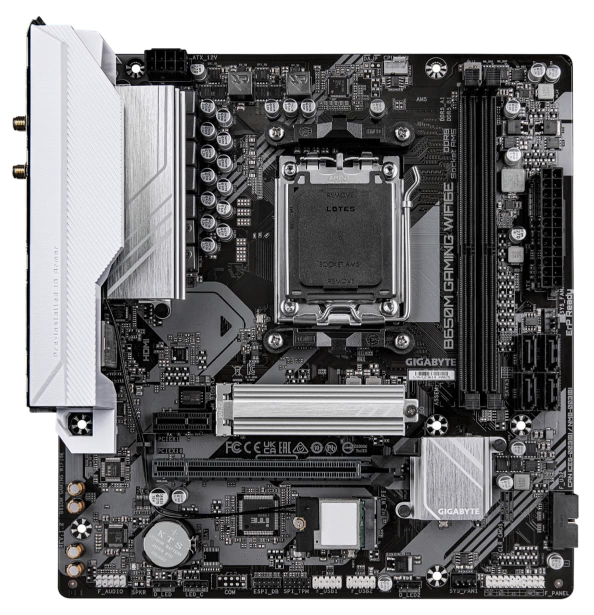 مادربورد Gigabyte سوکت AM5 با DDR5 و Wi-Fi 6E مدل B650M GAMING WIFI6E Rev.1.2 مادربورد Gigabyte سوکت AM5 با DDR5 و Wi-Fi 6E مدل B650M GAMING WIFI6E Rev.1.2