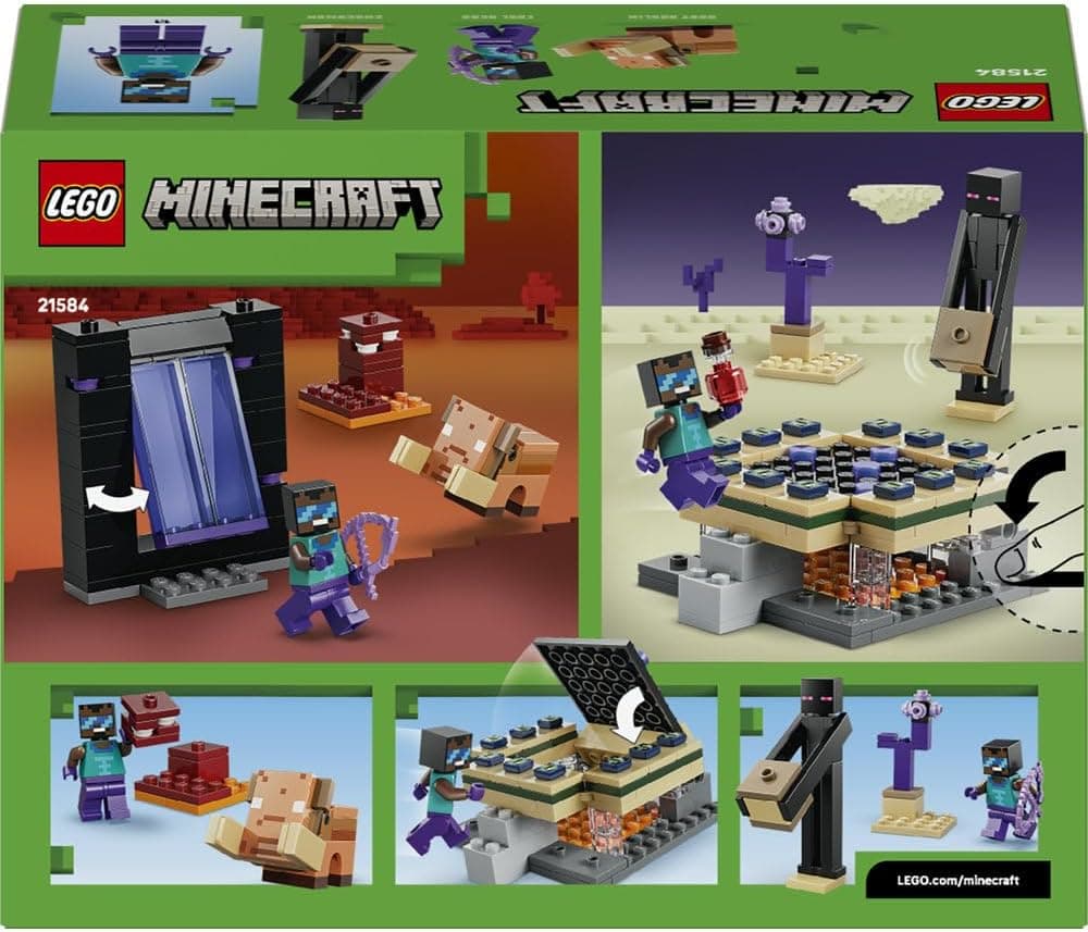 لگو Minecraft Nether & End Portal Journey مدل 21584 لگو Minecraft Nether & End Portal Journey مدل 21584