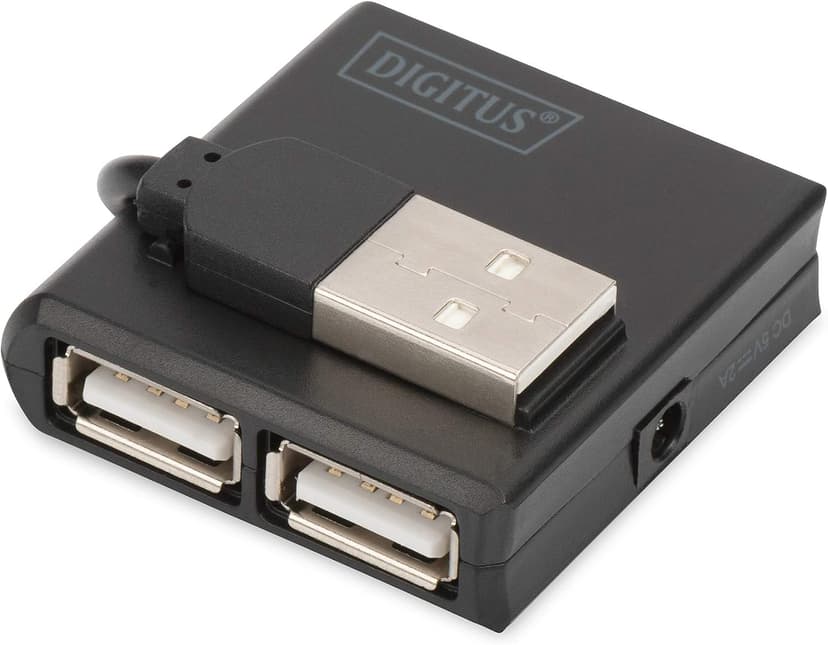 هاب USB 2.0 پرسرعت DIGITUS 4 پورت همراه کابل USB مدل DA-70217 هاب USB 2.0 پرسرعت DIGITUS 4 پورت همراه کابل USB مدل DA-70217