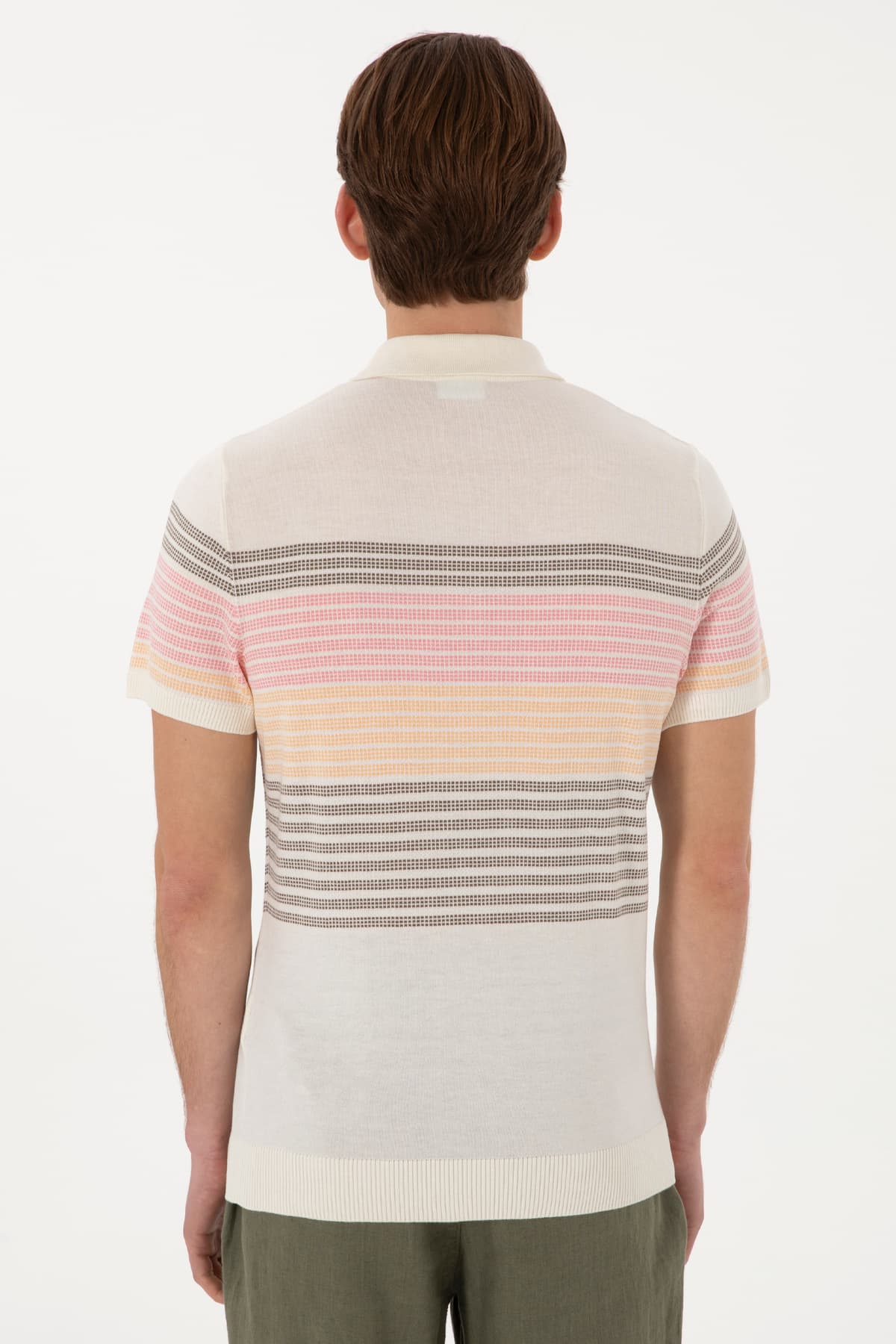 تیشرت مردانه U.S. Polo Assn. اسلیم فیت یقه پولو قهوهای خاکستری مدل 50299410-VR052 تیشرت مردانه U.S. Polo Assn. اسلیم فیت یقه پولو قهوهای خاکستری مدل 50299410-VR052