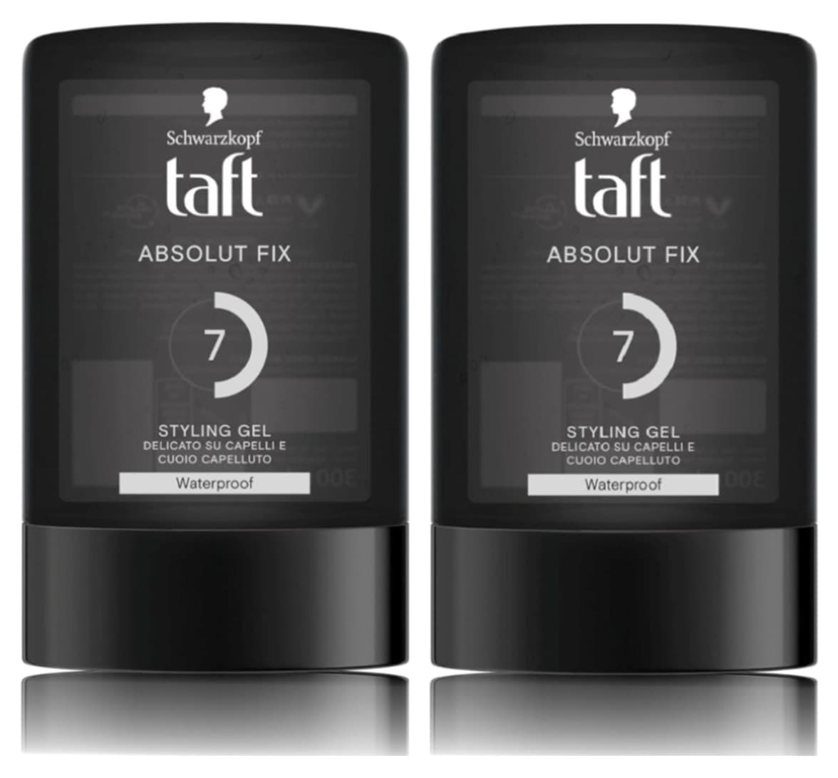 ژل مو Taft Absolu Fıx فوق قوی 300ml×2 ژل مو Taft Absolu Fıx فوق قوی 300ml×2