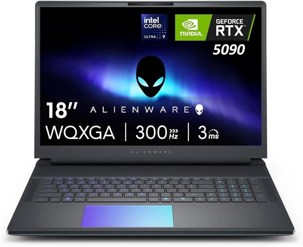 لپتاپ گیمینگ Dell Alienware 18 Area-51 نمایشگر 18 اینچی 2.5K WQXGA ضدبرق لپتاپ گیمینگ Dell Alienware 18 Area-51 نمایشگر 18 اینچی 2.5K WQXGA ضدبرق