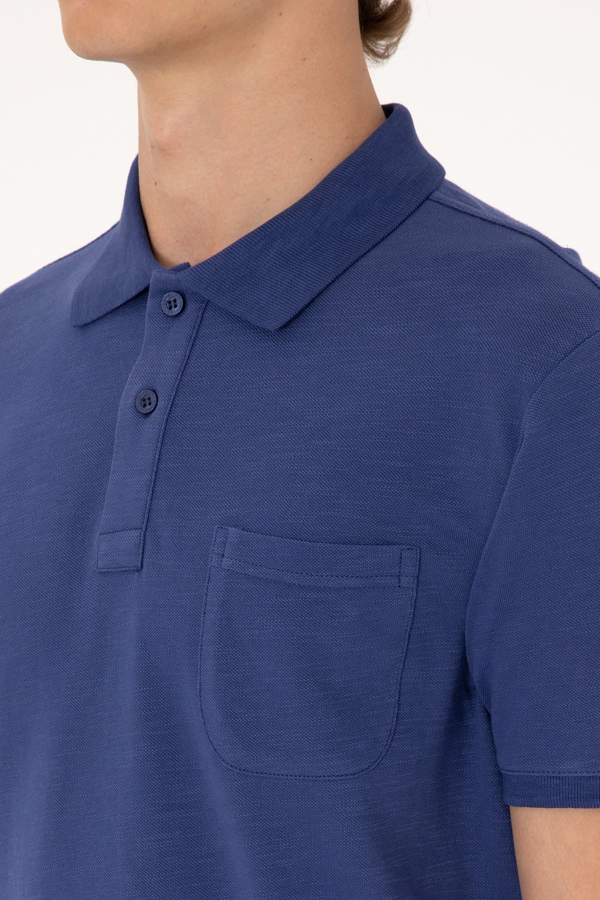 تیشرت مردانه U.S. Polo Assn. اسلیم فیت یقه پولو سرمهای روشن مدل 50299538-VR059 تیشرت مردانه U.S. Polo Assn. اسلیم فیت یقه پولو سرمهای روشن مدل 50299538-VR059