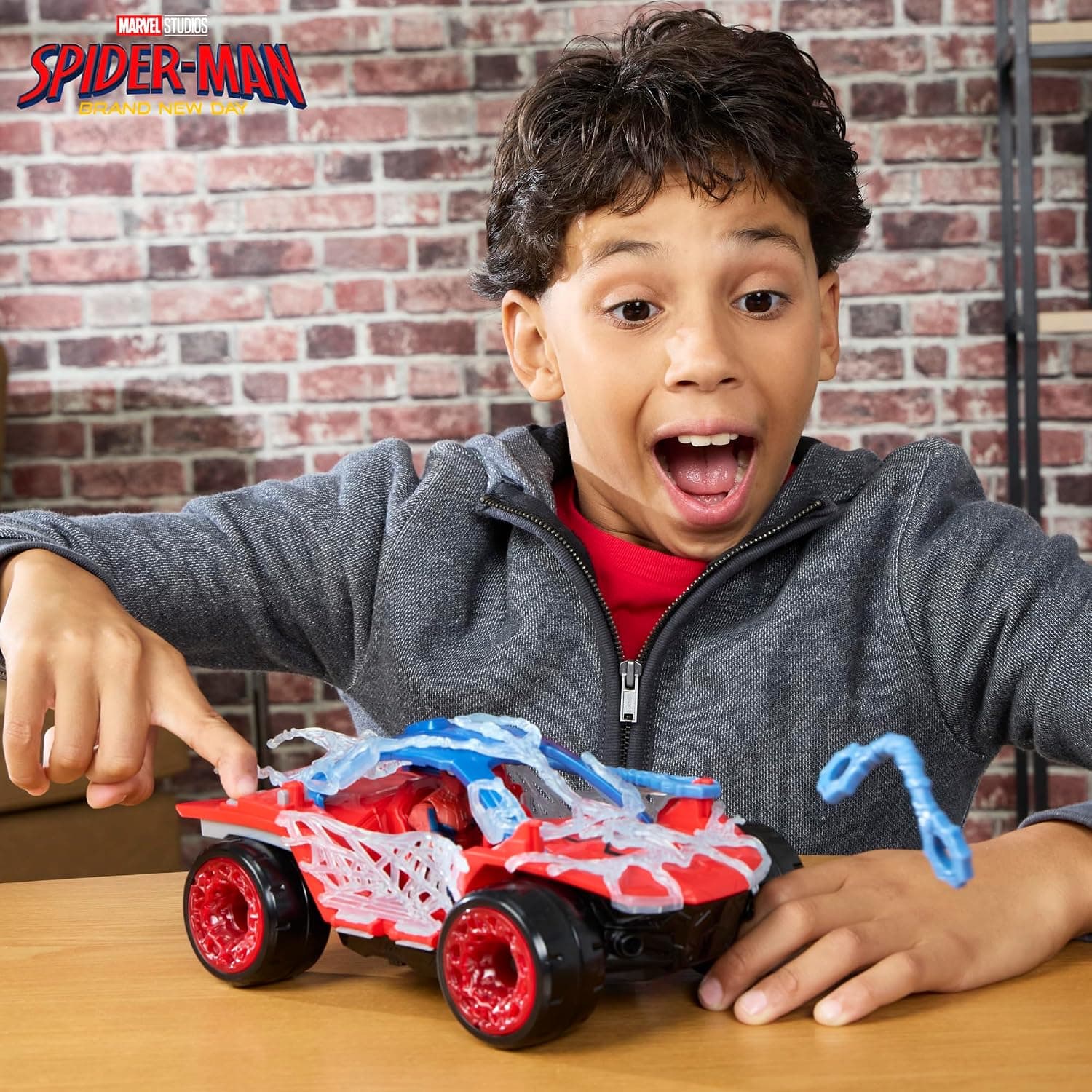 ست اسباببازی فیگور اکشن و ماشین برای ۴ سال به بالا Marvel Studios Spider-Man ActionVerse Stretch & Blast Buggy 4.5-Inch ست اسباببازی فیگور اکشن و ماشین برای ۴ سال به بالا Marvel Studios Spider-Man ActionVerse Stretch & Blast Buggy 4.5-Inch