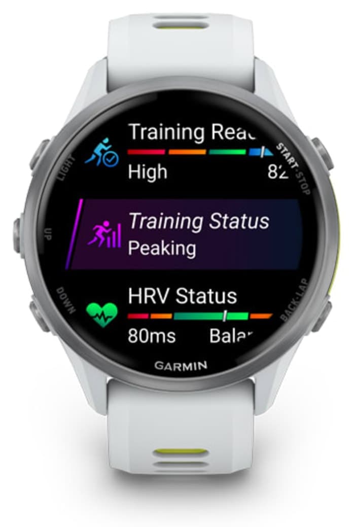 ساعت هوشمند Garmin مدل Forerunner 970 تیتانیوم سفید | زرد ساعت هوشمند Garmin مدل Forerunner 970 تیتانیوم سفید | زرد