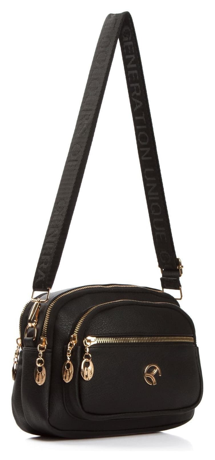 کیف دوش زنانه Adelina Bags کراسبادی روزمره مشکی کیف دوش زنانه Adelina Bags کراسبادی روزمره مشکی