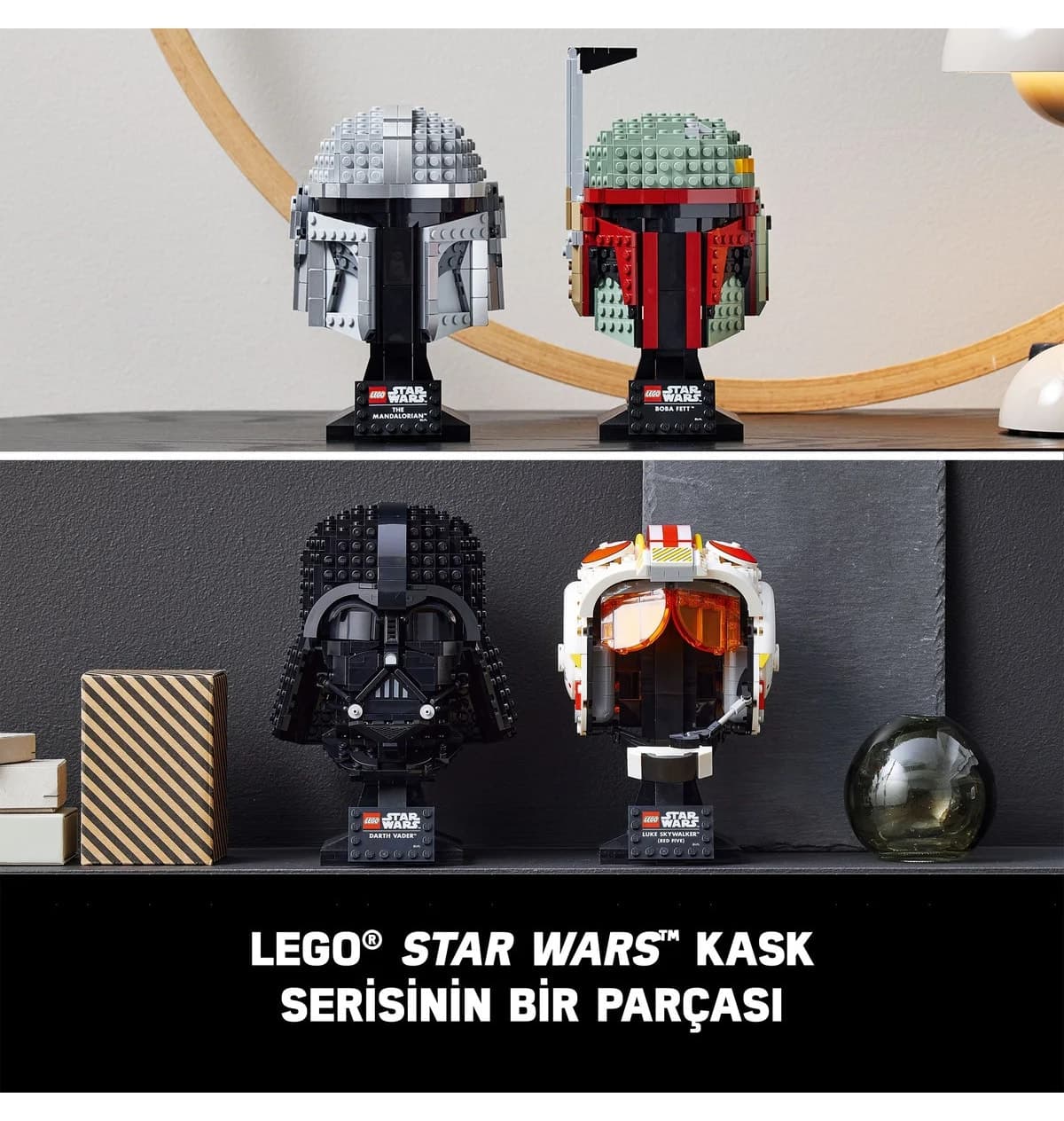 لگو Star Wars Mandalorian کاسک مدل 75328 با 584 قطعه لگو Star Wars Mandalorian کاسک مدل 75328 با 584 قطعه