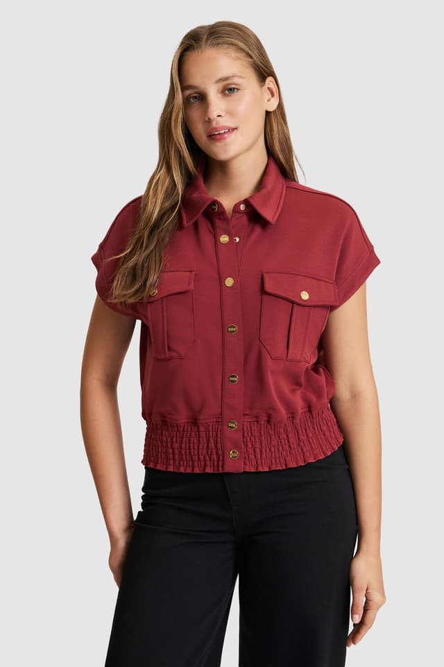 سوئیشرت زنانه U.S. Polo Assn. گیلاسی مدل 50325423-VR223 سوئیشرت زنانه U.S. Polo Assn. گیلاسی مدل 50325423-VR223