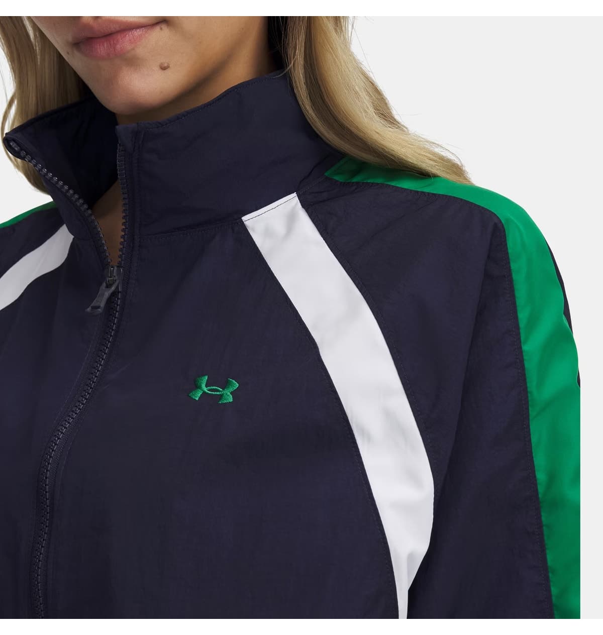 ژاکت ورزشی زنانه Under Armour کرینکل سرمهای Icon ژاکت ورزشی زنانه Under Armour کرینکل سرمهای Icon